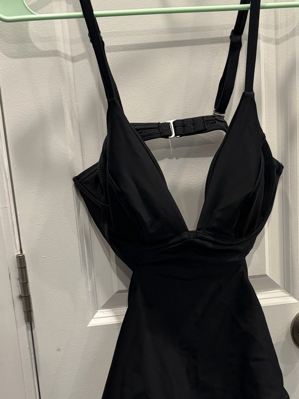 Black One Piece Swimsuit - Size M